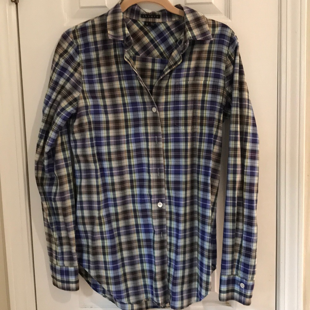 Theory button down shirt
